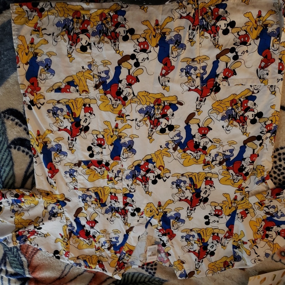 Disney Scrub Top "The Original Gang"